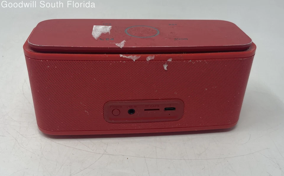 Alto-falante sem fio portátil Doss Model SoundBox vermelho Bluetooth não testado - Imagem 2 de 4