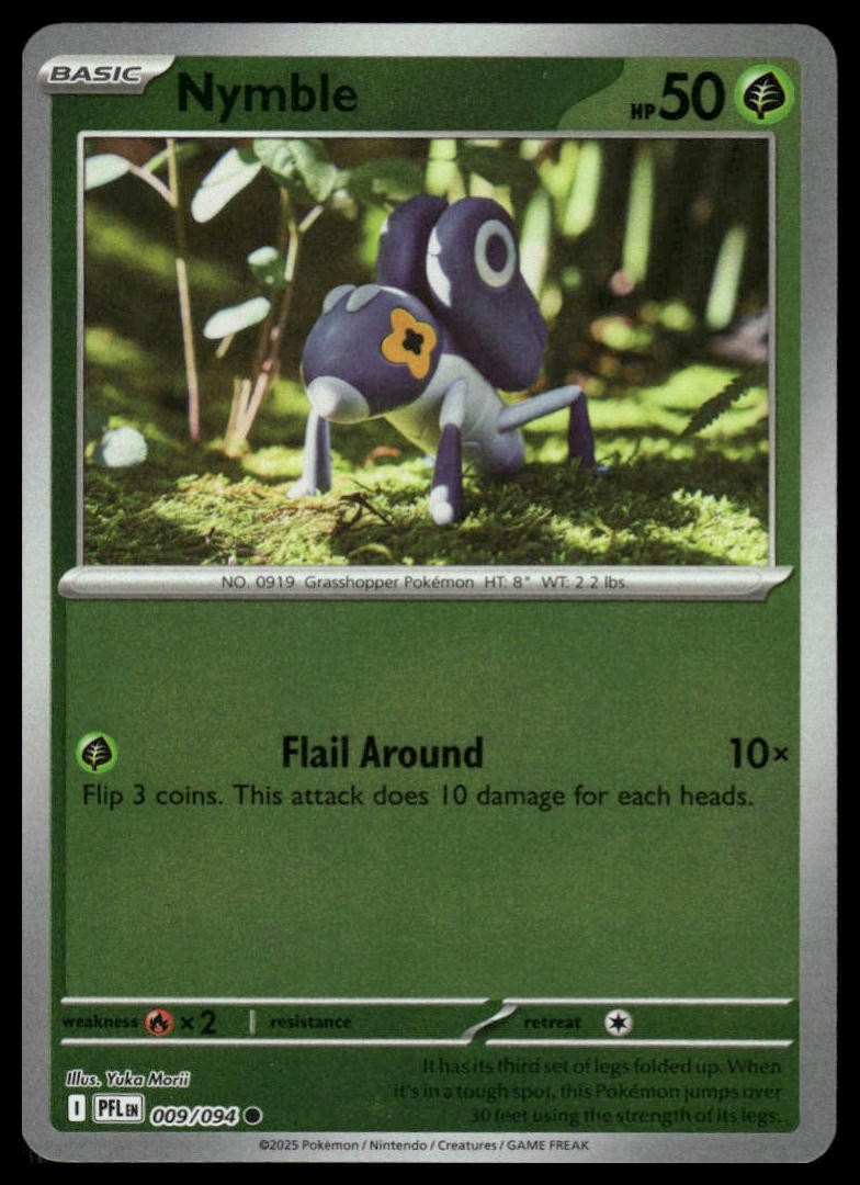 Nymble ME02: Phantasmal Flames #009/094 Reverse Holo NM