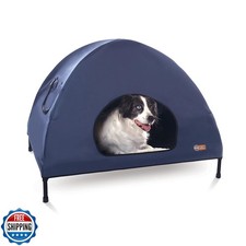 KandH Pet Products Pet Cot House for Large Dogs, Outdoor Elevated