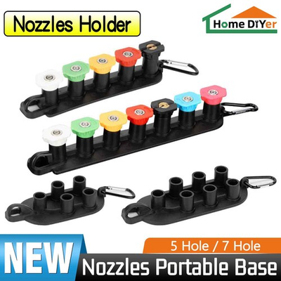 #ad Pressure Washer Nozzles Storage Rack Portable Holder Holds 5 7 Nozzle Tips $8.89