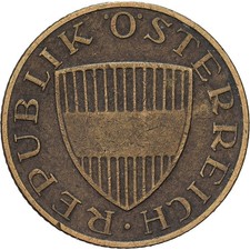 [#1550121] Austria, 50 Groschen, 1970, Aluminum-Bronze, EF, KM:2885