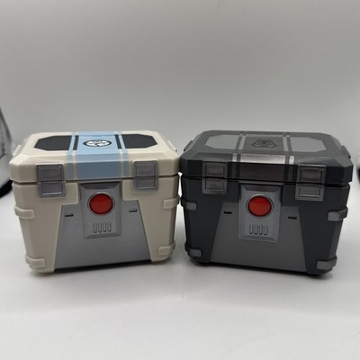 2 Jazwares Fortnite Empty Henchman Supply Chests Space Cargo Diorama Props