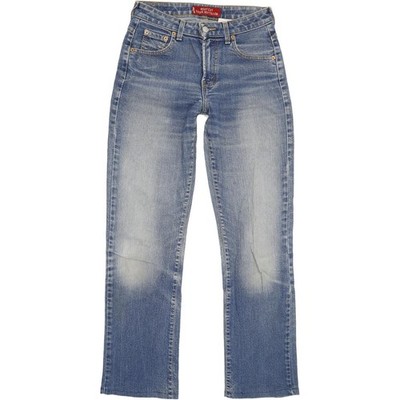 Levi's Coupe Bottillon Damen Jeans blau Bootcut Regular Stretch W27 L30 (76065)