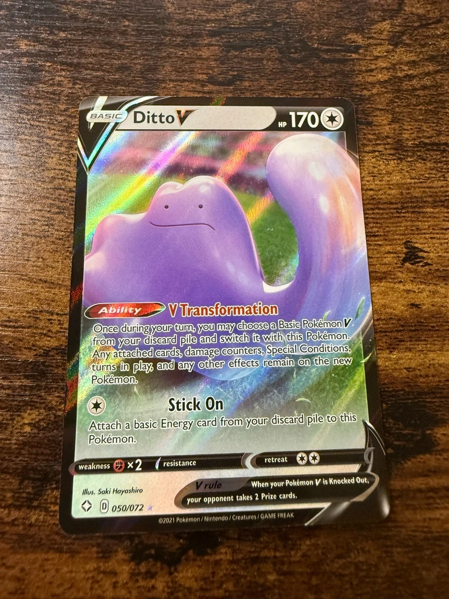 ditto v pokemon card value - SV118/SV122 - Shining Fates have for your premier collection. Ditto V - Shining Fates