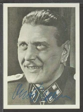 ✔️ GERMANY 3. Reich Otto Skorzeny SIGNATURE RARE POSTCARD REPRODUCTION