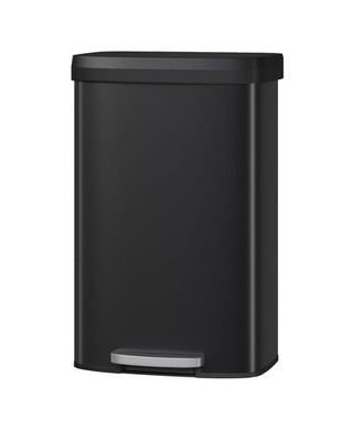 13 Gallon (50L) in Home Recycling Bin Kitchen Stainless Steel Trash Bin Dustbin