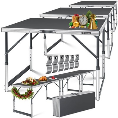KESSER® Multifunktionstisch Tapeziertisch 3-teilig Mehrzwecktisch Klappbar Tisch