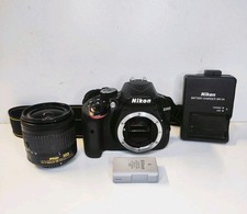 Nikon D3400 DSLR Camera with AF-P DX 18-55 Lens - Black + Battery Charger 