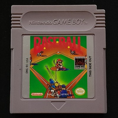 Baseball Nintendo Game Boy Cartridge & Case Tested Working