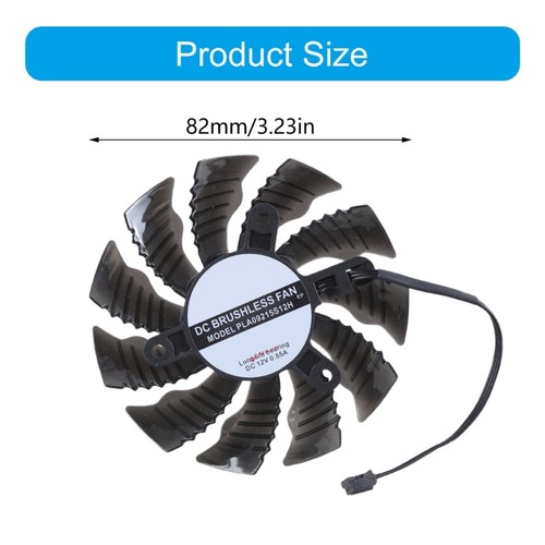 Graphics Card Coolers Fan Low Noise Graphics Card Radiators for GTX1650 SUPER - Afbeelding 8 van 8