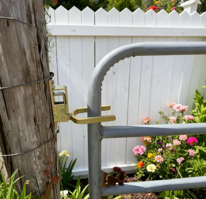 Instant Locking Gate Latch, Rust-Resistant Steel Heavy-Duty One Hand ...