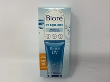 Biore UV Aqua Rich Daily Hydrating Facial Weightless Moisturizer SPF 50 - 1.7 oz
