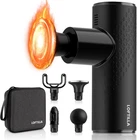 Mini Massage Gun with Heat - Powerful Deep Tissue Massager, Portable