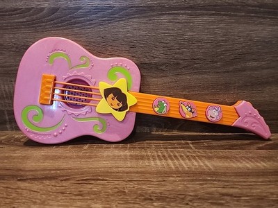 Fisher Price Dora The Explorer Strum Along Tunes Guitar Musical Instrument Works