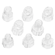 8pcs Plastic Facial Tips Heads for Water Beauty Cleaning Suction Replacement