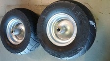2 Dixie Chopper Solid No Flat Front Wheels With 13x6.5-6 402065