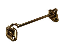 GANCIO FERMA PERSIANE FERMAPERSIANE LUCCHETTO PORTE FINESTRE OTTONE LUCIDO