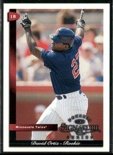 1998 Donruss Signature Series David Ortiz Rookie #100 ~ NM-MT ~