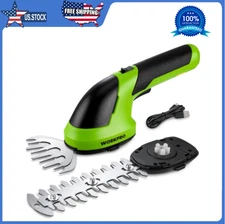 WORKPRO Cordless Grass Shear Shrubbery Trimmer 2-IN-1 Hedge Shears/Grass Cutters