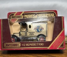 Matchbox Y-12 1912- Model T Ford Motor 100 Limited Ed Models Of Yesteryear 1984
