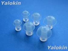 NEW 6pcs S/M/L Soft Replacement Mushroom Dome Tips for Shure In Ear Earphones