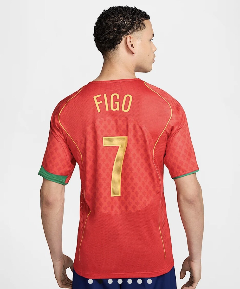 Nike Portugal 2004 T90 Reissue Luis Figo Jersey | Size L | | eBay