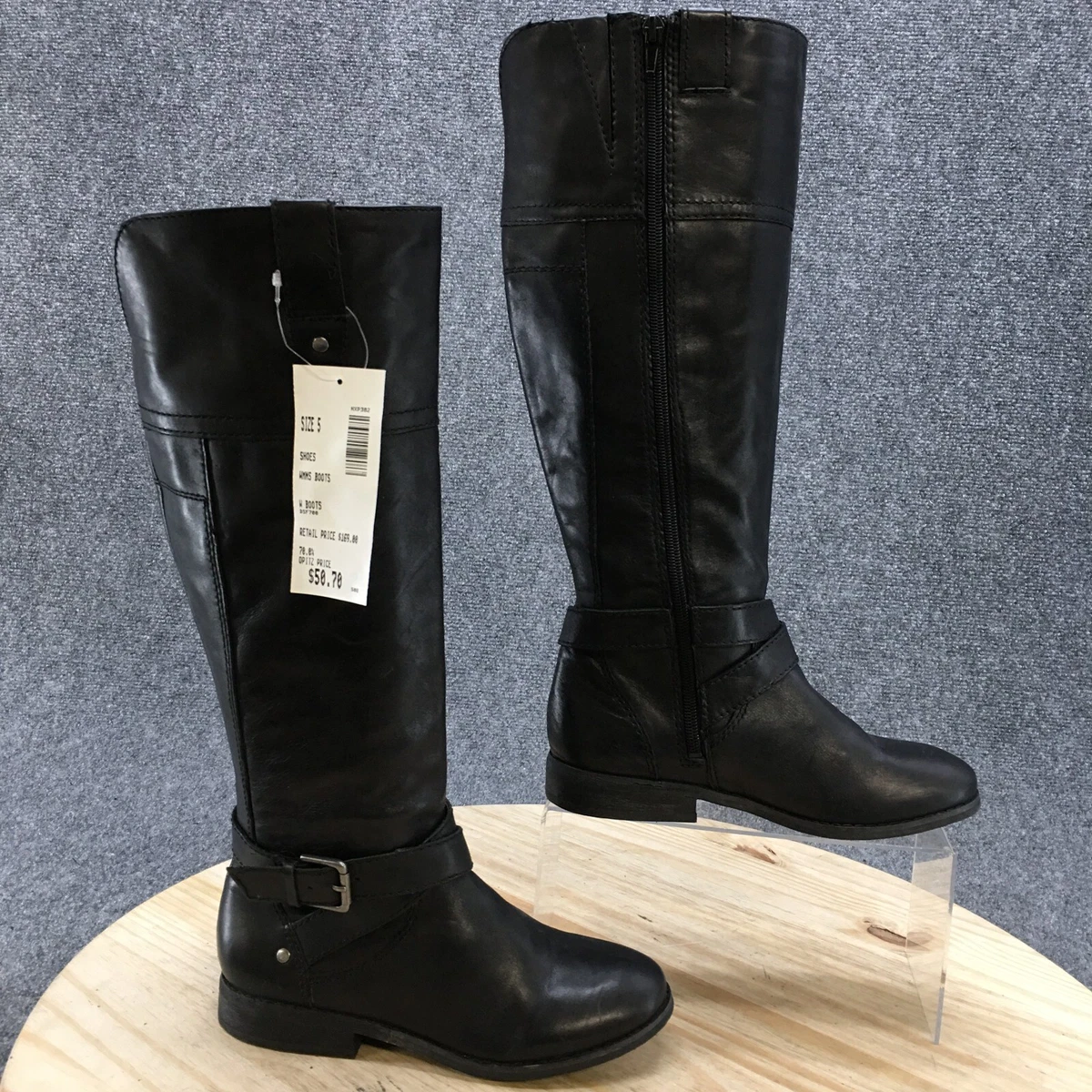 Tall riding boots for wide calves sale