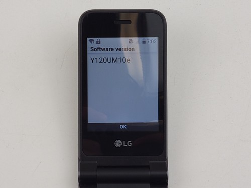 LG Wine 2 (LM-Y120UM) 8GB - Gray (U.S. Cellular) 4G LTE Basic Flip Phone - J9164 - Picture 4 of 9