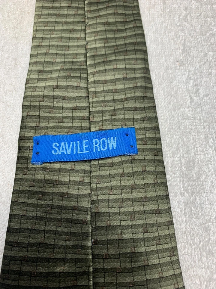CORBATA SAVILE ROW HOMBRE TONOS VERDE 4 X 60 Foto 4 de 4
