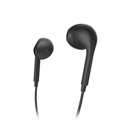 Hama In Ear Stereo Kopfhörer Headset Mikrofon 1,2m Kabel Lightning Stecker Schw
