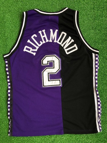 1997 Mitch Richmond Sacramento Kings Authentic Champion Alternate NBA Jersey 48 - Picture 6 of 6