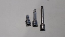 Snap On 3 Piece 12 Drive Chrome Impact Extention Set Sx Series 2-3-and 5 Inch