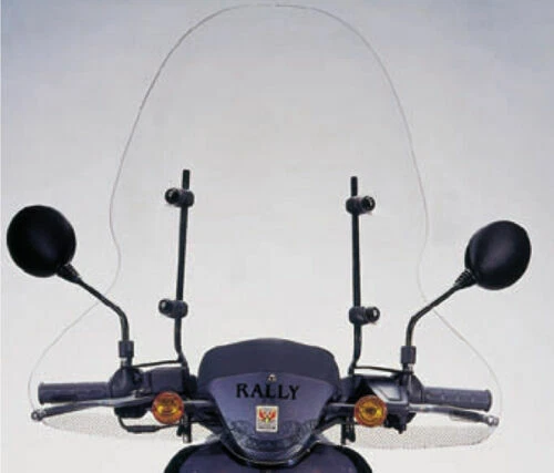 Parabrezza trasparente per moto