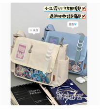 2025 Y2K Harajuku Ita Bag - Transparent Crossbody School Bag for Girls Ita