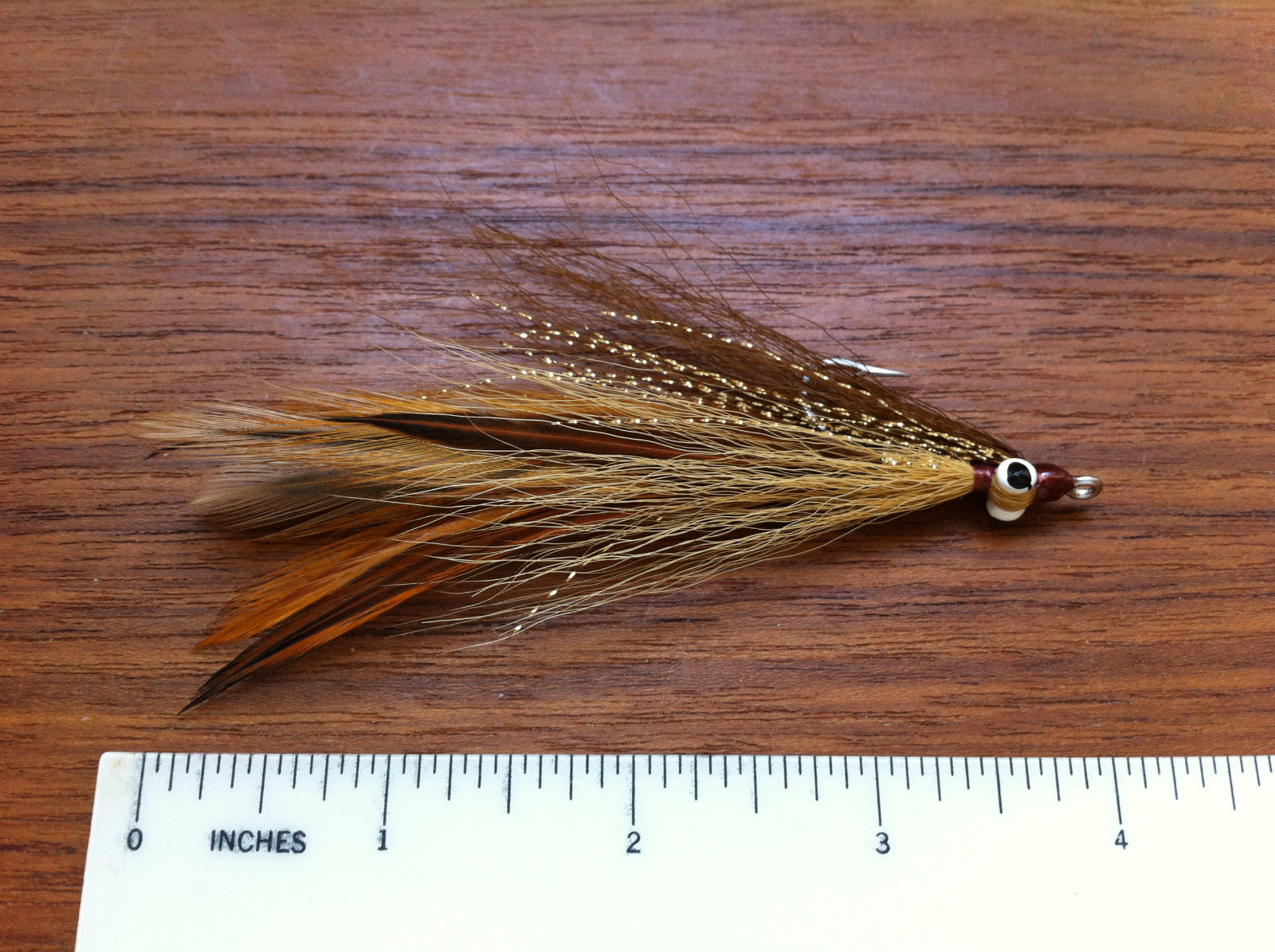 Clouser/Deceiver Fly 2 Flies Tan/Brown 34007 redfish,snook,tarpon