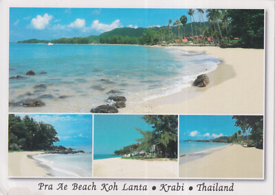Old Postcard - Pra Ae Beach Koh Lanta - Krabi - Thailand