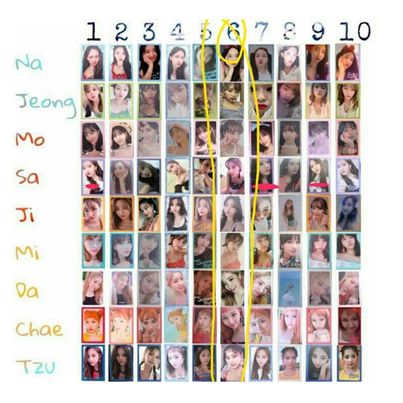 Kpop TWICE Summer Nights Special Album Photo Cards Chaeyoung Kpop TWICE Summer Nights Special Album Photo Cards Chaeyoung