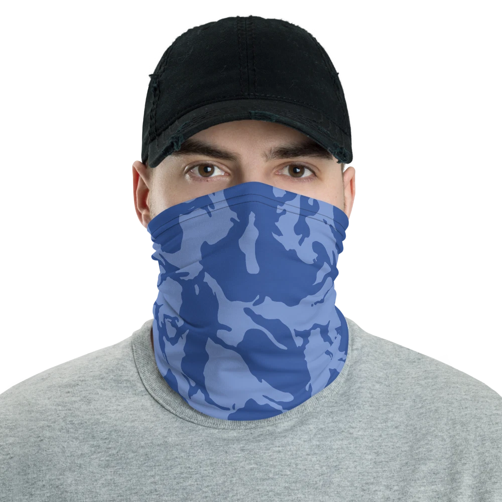 Kuwaiti Police Academy Blue DPM Camouflage Neck Gaiter