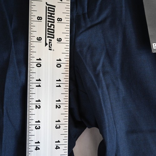 NEW Bonobos 33 Blue Athletic Slim StretWool Mens Suit Trouser Dress Pants - Picture 3 of 9