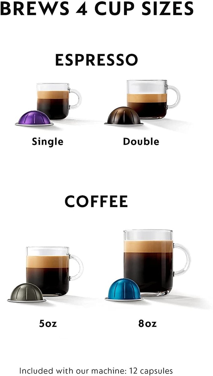 Nespresso 12本 Nespresso by Breville Vertuo Next Coffee & Espresso Maker