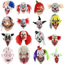 Máscara de Payaso de Terror Látex Adulto Mascarada Fiesta Juegos con disfraces Halloween Disfraces Máscaras