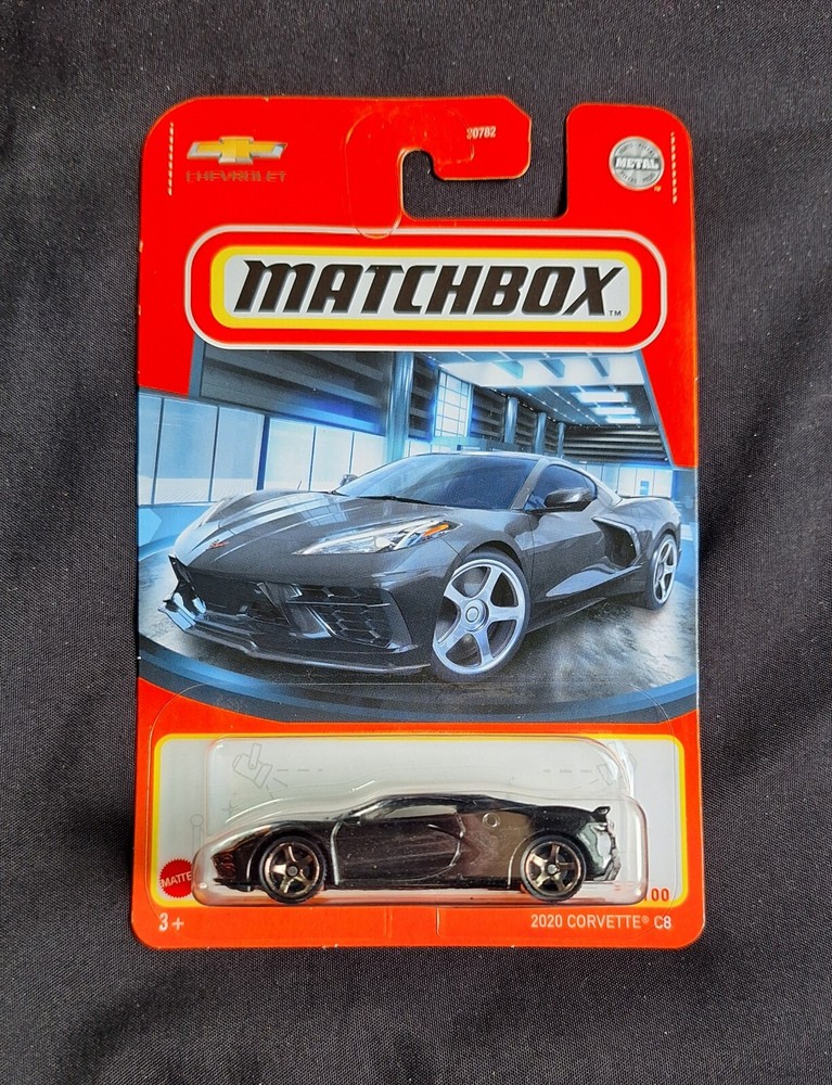 2022 Matchbox #20 2020 Corvette® C8 BLACK METALLIC | FSC