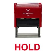 Hold Self Inking Rubber Stamp