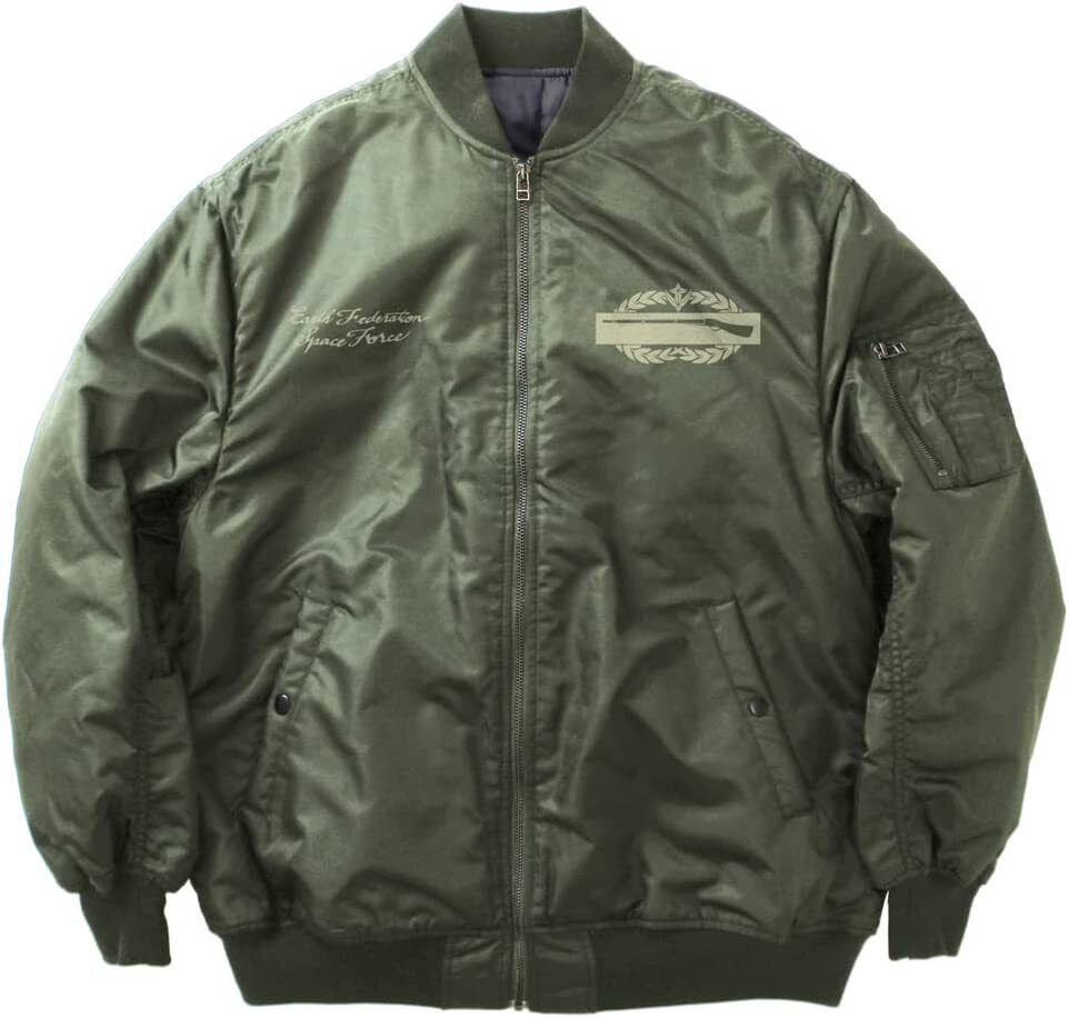 Mobile Suit Gundam Earth Federation Space Force MA-1 Jacket Mobile Suit Gundam Earth Federation Space Force MA-1 Jacket