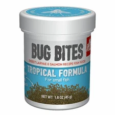 Fluval Bug Bites Tropical Fish Small Granules 1.59 oz.