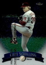 1998 Topps Finest #99 Curt Schilling Philadelphia Phillies