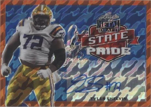2021 Leaf Metal Draft Tyler Shelvin #SP-TS2