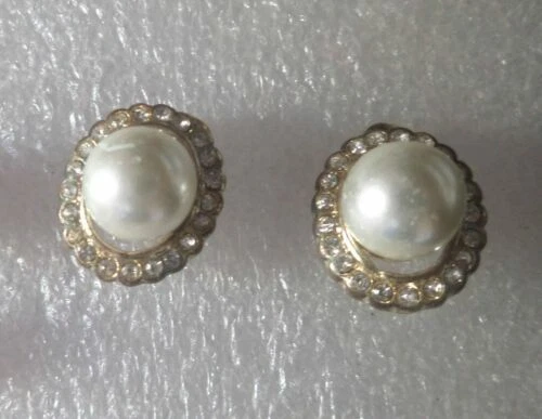 Perle Butterfly-Verschluss Mode-Ohrschmuck aus Acryl