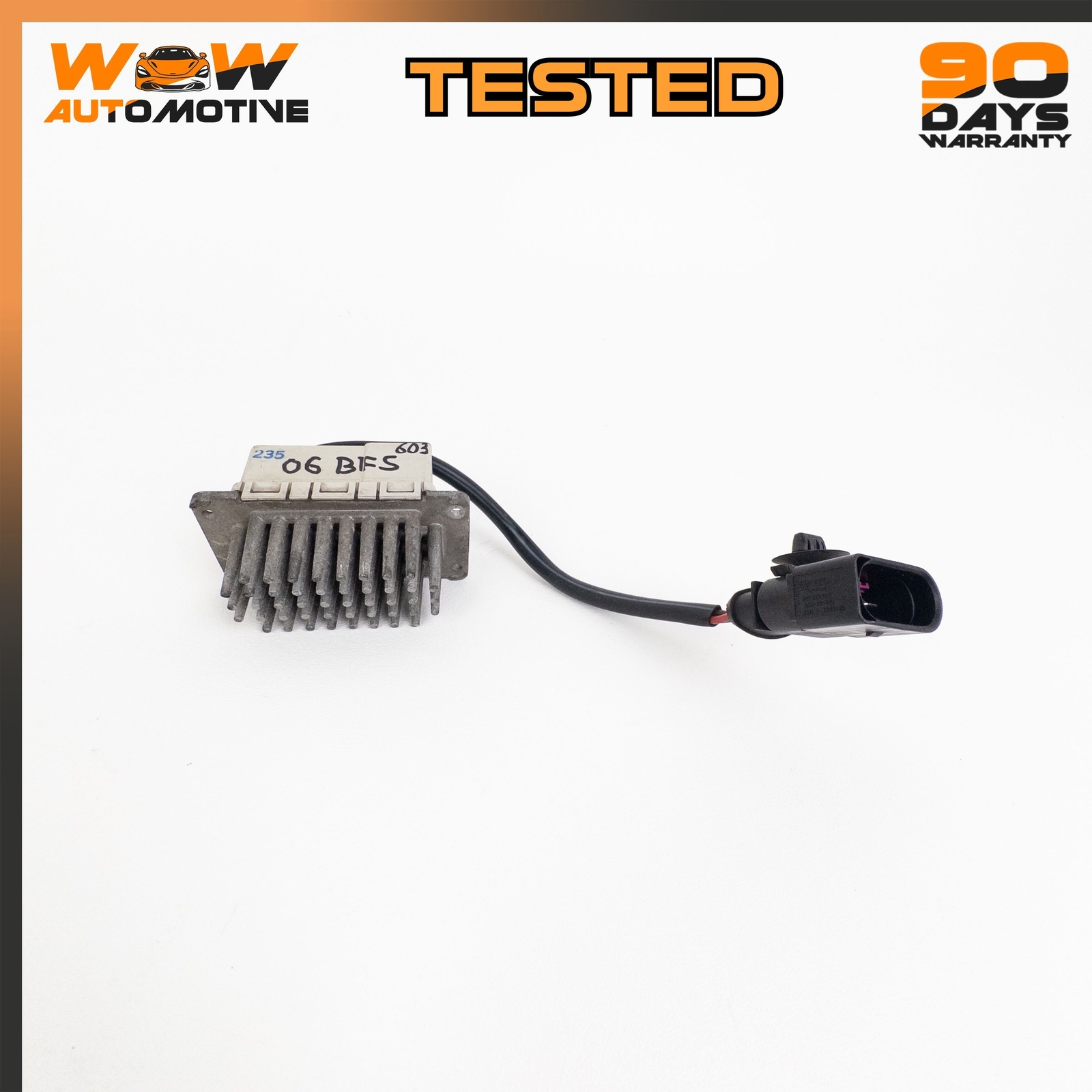 06-13 BENTLEY CONTINENTAL FLYING SPUR GT AC HEATER BLOWER FAN RESISTOR OEM