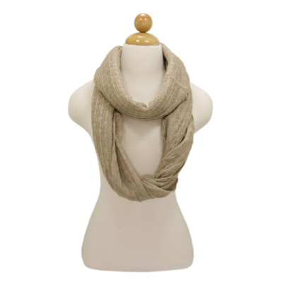 TrendsBlue Premium Solid Color Knit Infinity Circle Scarf - Diff Colors Avail